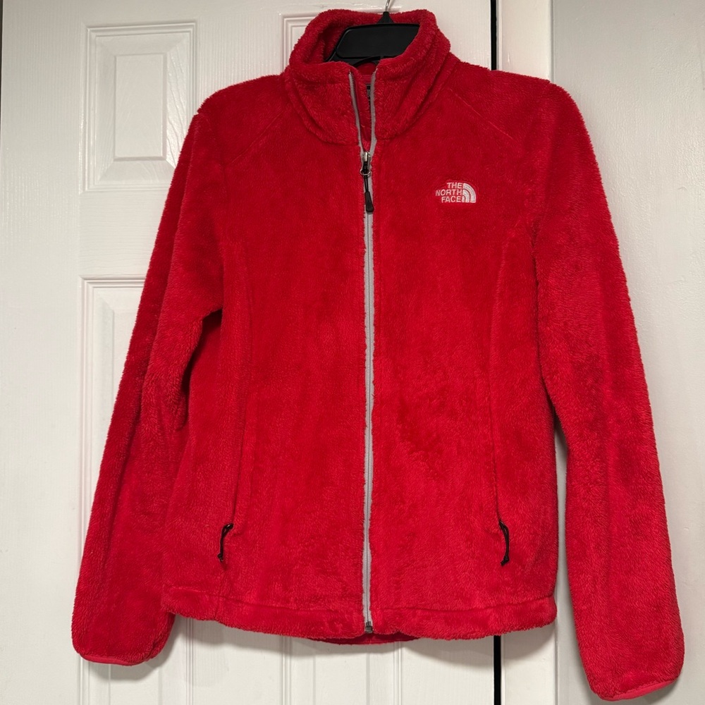 The North Face Vibrant Red Fleece Jacket women’s Small